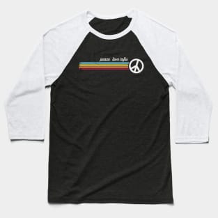 Peace Love Tofu Baseball T-Shirt